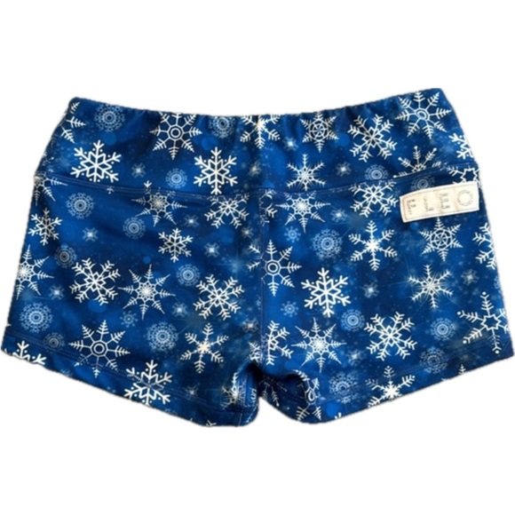 Fleo Snowflake Shorts (Original) Blue Size Medium - Picture 4 of 11